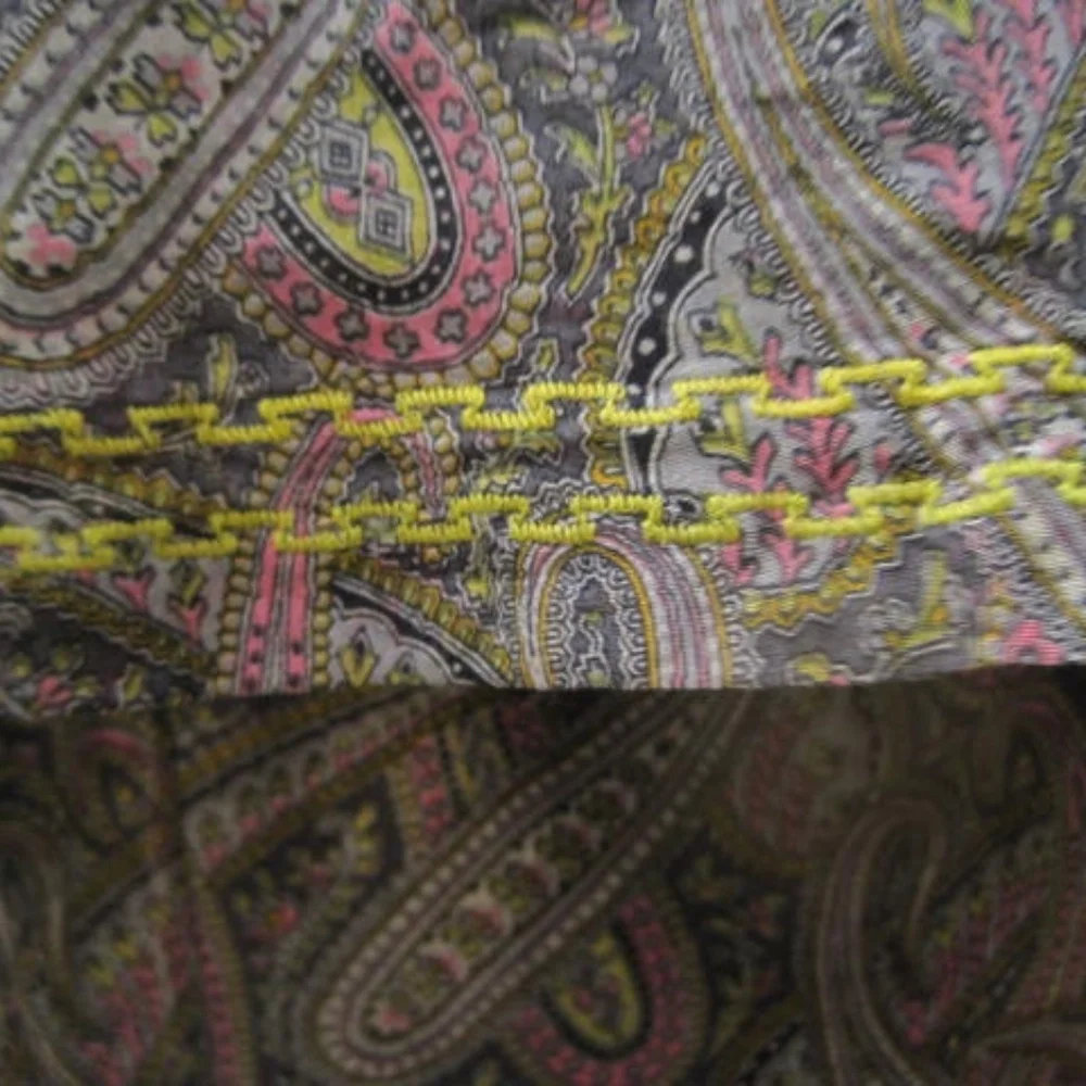 Vintage handmade rare large  summer Madmen dress - Picture 7 of 9